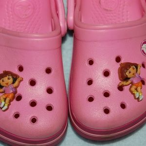 dora croc charms